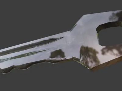 Door key Free 3D model