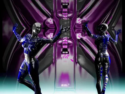 Daz Robot Low-poly 3D model