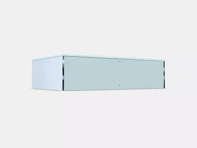 KNOXHULT wall cabinet with doors Low-poly 3D model