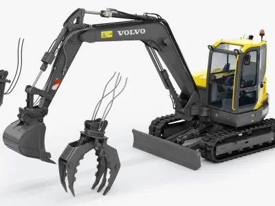  Volvo ECR88D Compact Excavator 