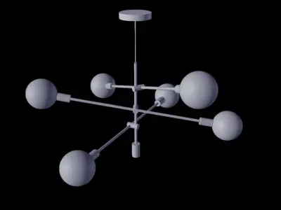 Sputnick Light  3D model