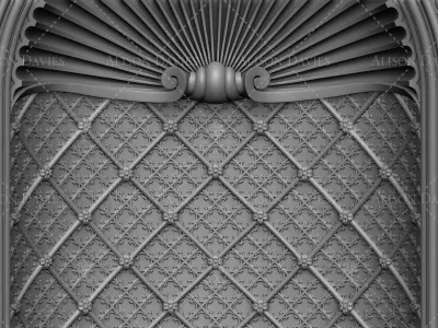 Architectural Arch Niche 3d Print model 3D print model