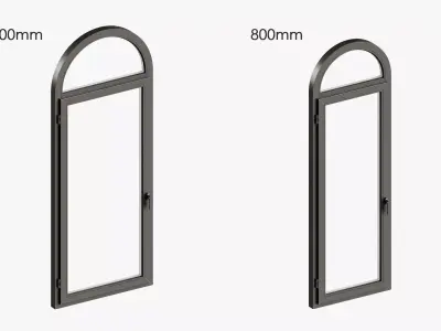 Arched window 3D model