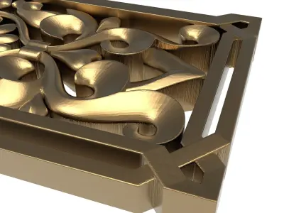  decorative pattern ready for 3D printing 3D model