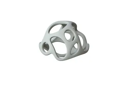 SciFi Cube Object No 21348 Low Poly Shape Texture