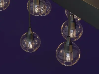 Lusive Pallino Chandelier 3D model