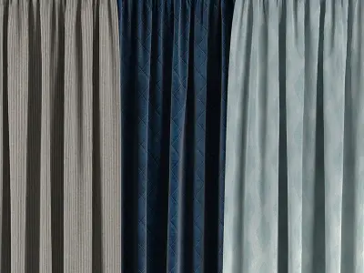 Curtain Set 85 3D model