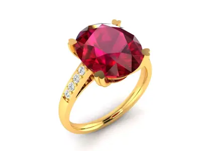 Women Ring  Render 3dm STL OBJ FBX Details 3D print model 318