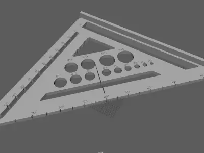 Ultimate Multi Functional Carpenters Square 3D print model