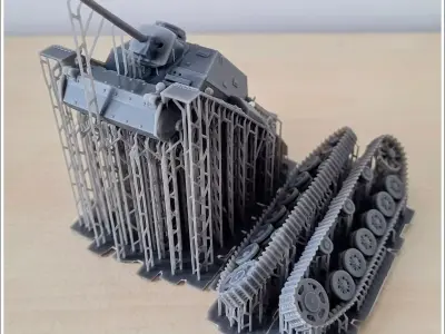 SU-76i 76mm SPG commander version - Soviet army WW2 Second World 3D print model