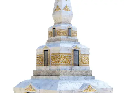 Thai Pagoda-01 3D model