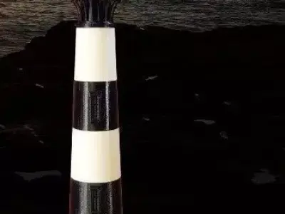 Bodie Island Lighthouse Desk Lamp Free 3D print model