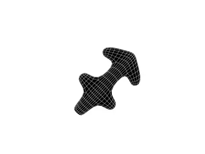 Sagittarius v2 001 Low-poly 3D model