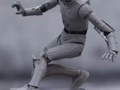 C-3PO Skater Collectible Sculpture 3D print model