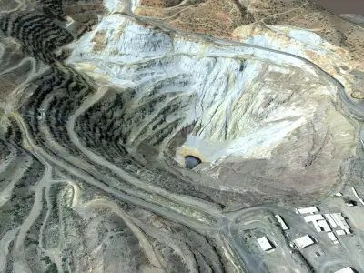 Opencast mine Lavender Pit 3D model