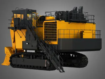EX8000-6 - Hydraulic Mining Shovel 3D model