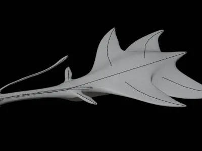 Ilu creature from Avatar The Way Of Water Low-poly 3D model