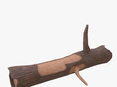  Cartoon snag 3D model