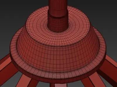 Elevate Collection 7 Chandelier 3D model