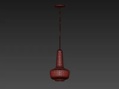 Fog and Morup Holmegaard Kreta Gass Pendant by Jacob Bang 3D model