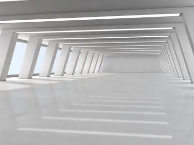 Sci Fi Warehouse 3D model