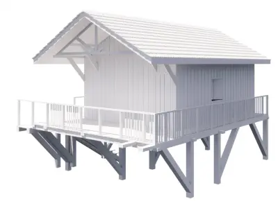 Island-House-Casa-Ilha-Pescador-Fishers 3D model