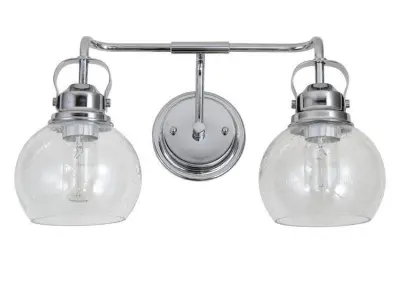 Gilbertson Light Chrome Vanity Light 3D model