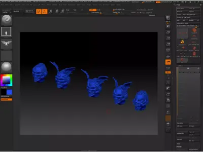 HEAD MIX 2 LORDS OF THE NIGHT 3D print model