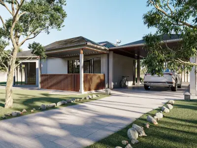 Small House 04 Low-poly 3D model