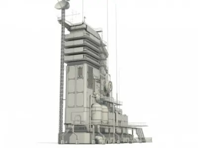 communication center 3D model