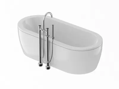 TOTO Cast Iron Nexus Bathtub 3D model