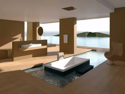 Bathroom 05 3D model