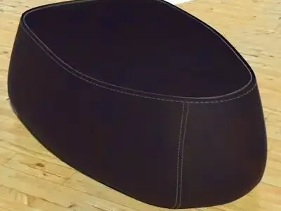 Fjord medium stone black 3D model