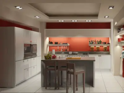 Photorealistic House Interior Collection 3D model shop