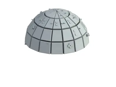 Sci Fi Object No 3836 Low Poly Low-poly 3D model