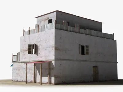 Slum x22 Low-poly 3D model purchase