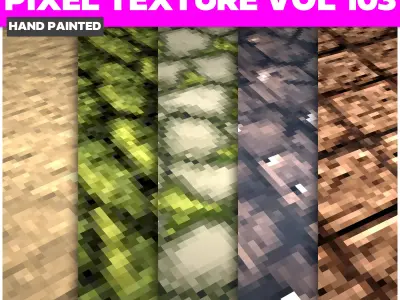 Pixel Vol 103  -  Game PBR Textures Texture