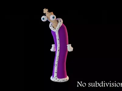 Kinger - The Amazing Digital Circus Low-poly 3D model