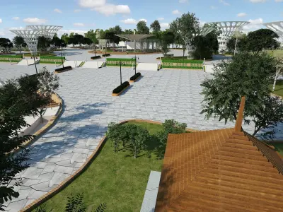 Outdoor Garden  3D print model