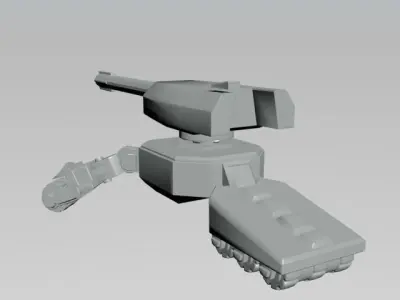 CyberTank Model GRN 3D print model
