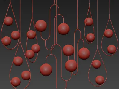 Ceiling Pendant Lights Collecion 3D model