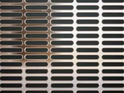 Silver Metal Grill Transparent PBR Seamless Texture order
