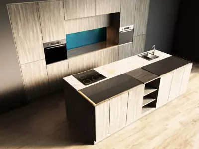 75-Kitchen3 texture 7 3D model