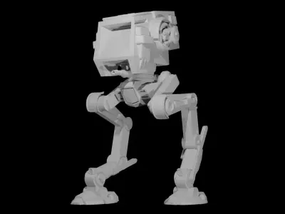 Dark Side Swift Scout Mech 3D print model