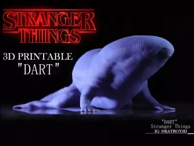 3D PRINTABLE Dart from Stranger Things Highly detailed 3D print model