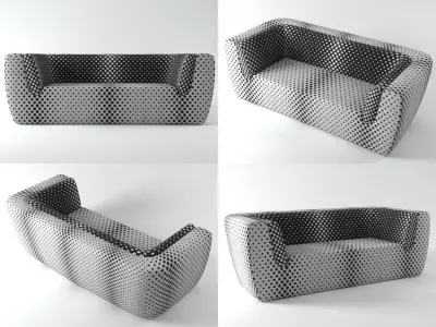 Inntil 2-Seater Sofa 3D model