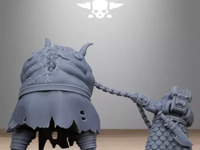 Corrupted guard Dwarves 3D print model