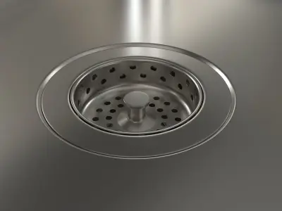 BOHOLMEN sink Ikea 47x30cm 3D model