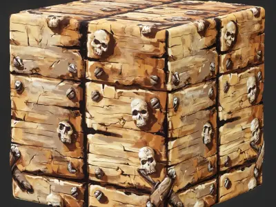 Stylized Wood Seamless Texture  Texture