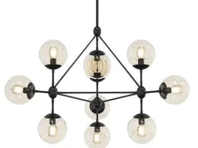 Hanging chandelier SL549 403 10 3D model